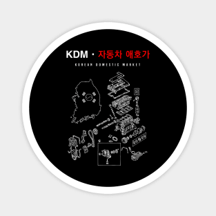 KDM Car Enthusiast Magnet